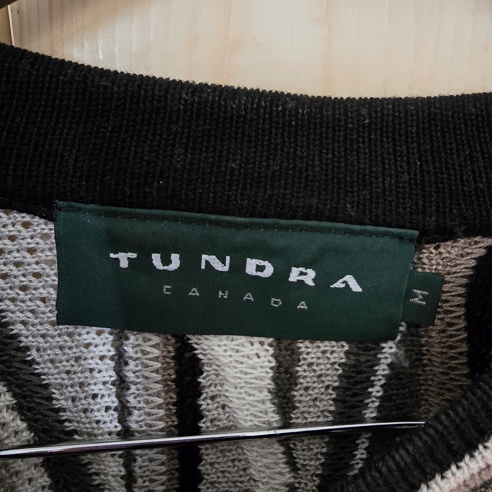 Vintage Tundra Canada Coogi 3D Knit Sweater Mens Medium - Picture 7 of 13